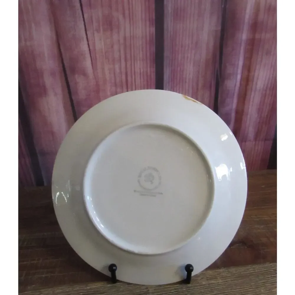 Royal Norfolk Gather Pumpkin Fall Salad Plates 7.5